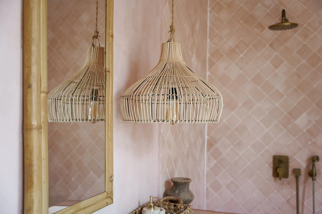 PANTAI PENDANT SHADE | NATURAL RATTAN - Green Design Gallery