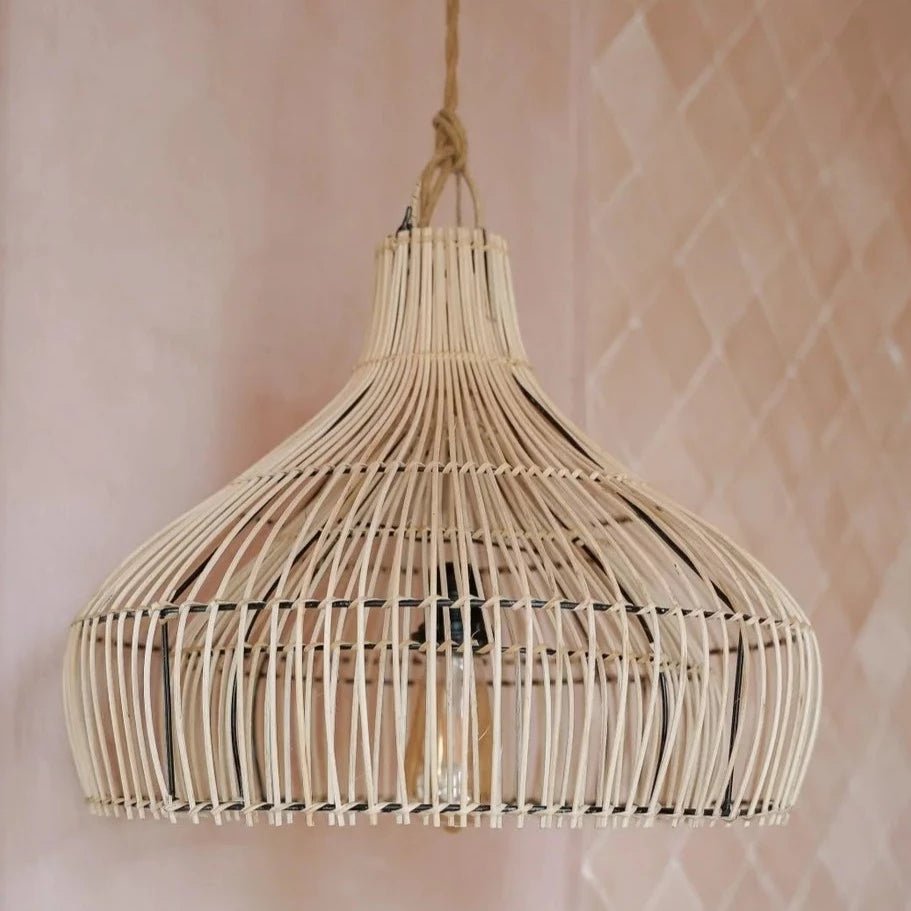 PANTAI PENDANT SHADE | NATURAL RATTAN - Green Design Gallery