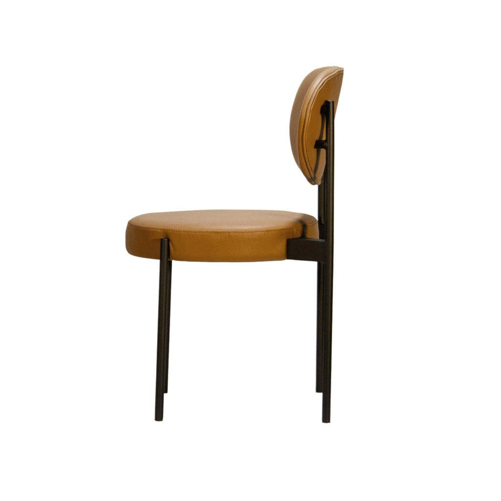 PATRICE DINING CHAIR | STACKABLE | CAMEL VG - Green Design Gallery