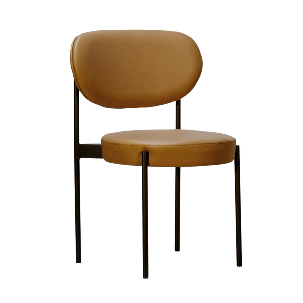 PATRICE DINING CHAIR | STACKABLE | CAMEL VG - Green Design Gallery