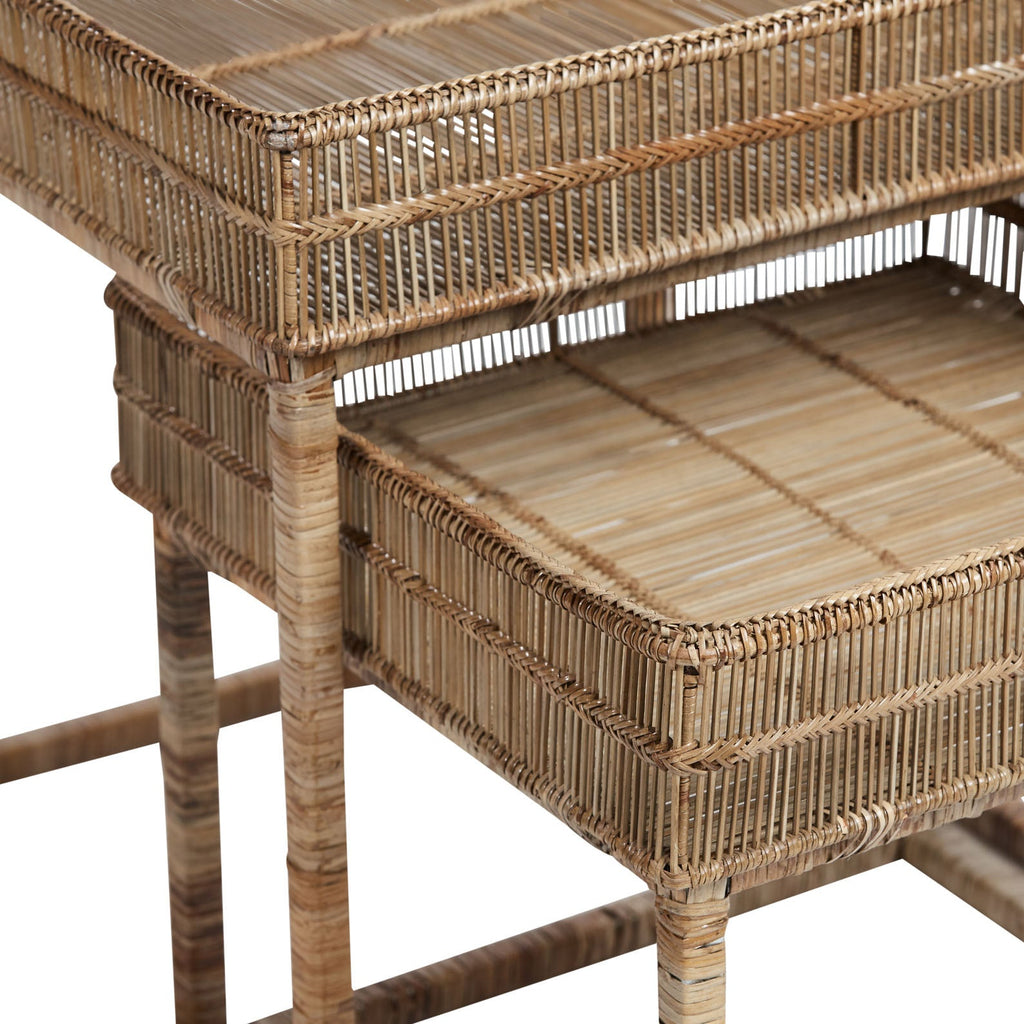 PAVILLION SQUARE NESTING TABLES / SET OF 2 - Green Design Gallery