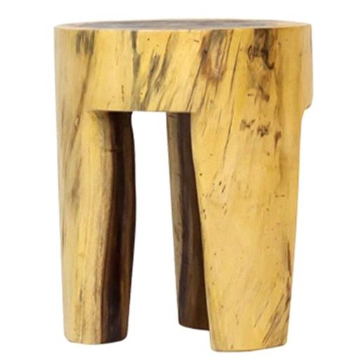 PEG LOW STOOL + SIDE TABLE / NATURAL - Green Design Gallery