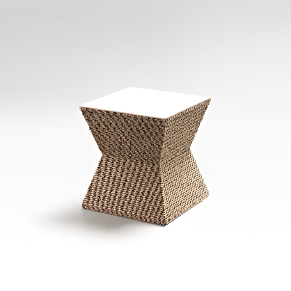 Pepper Seat + Side Table | Natural - Green Design Gallery