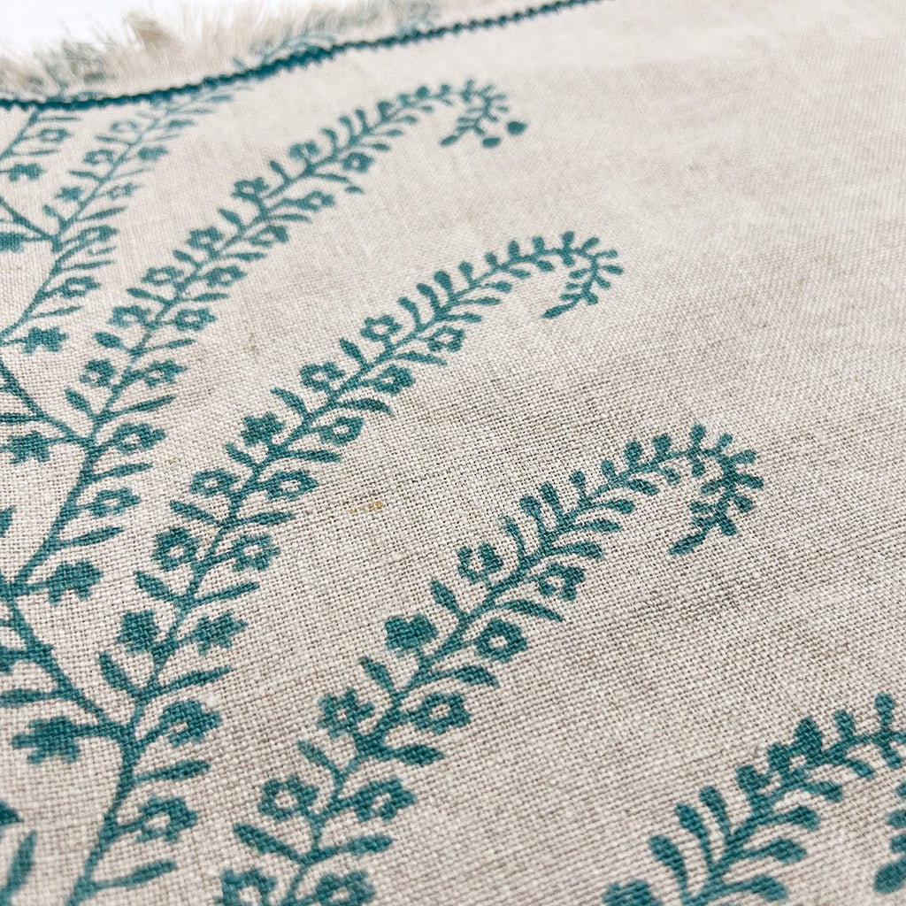PERENNIAL LINEN PLACEMAT | TEAL | SET OF 4 - Green Design Gallery