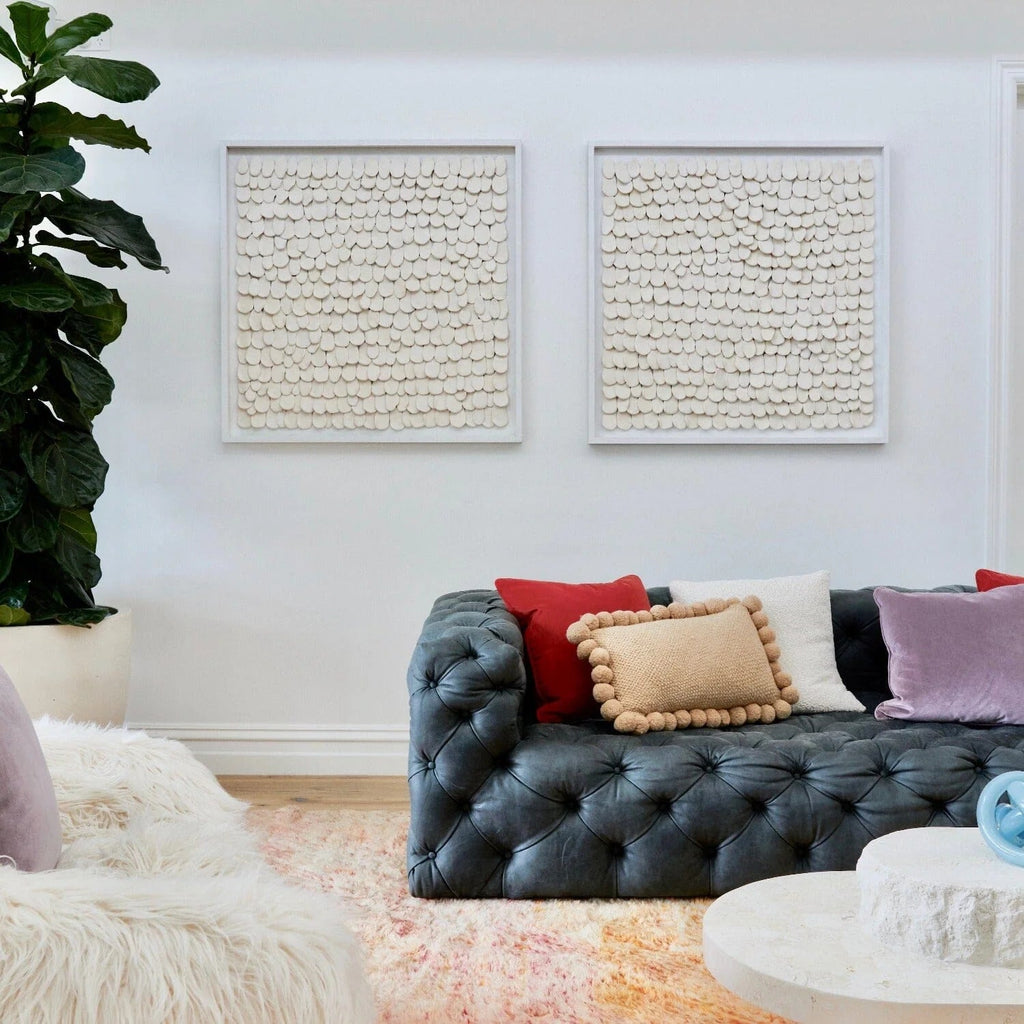 PETAL CLAY WALL ART | NATURAL | 3 SIZES - Green Design Gallery