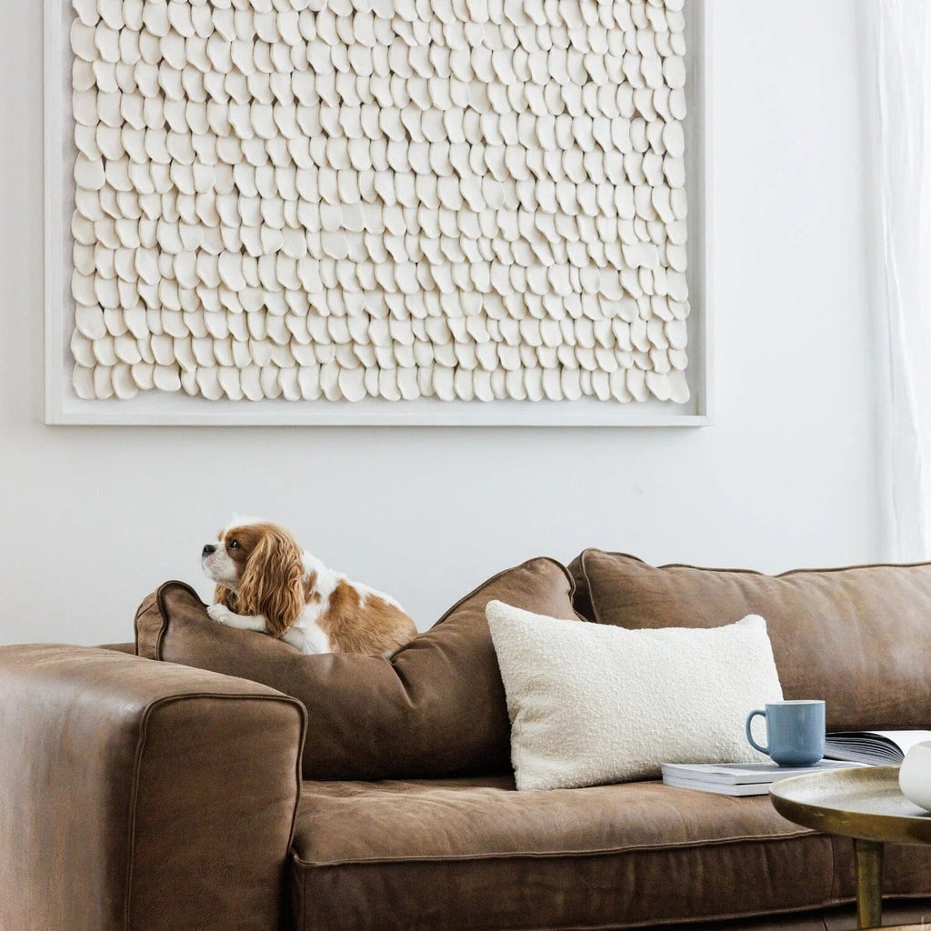 PETAL CLAY WALL ART | NATURAL | 3 SIZES - Green Design Gallery