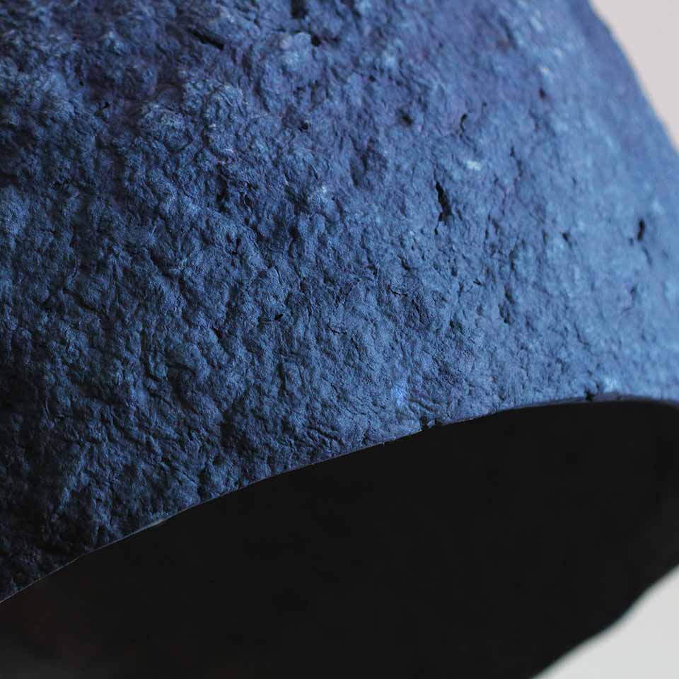 PLUTO PENDANT LAMP | PAPIER MACHÉ | 2 COLOR CHOICES - Green Design Gallery