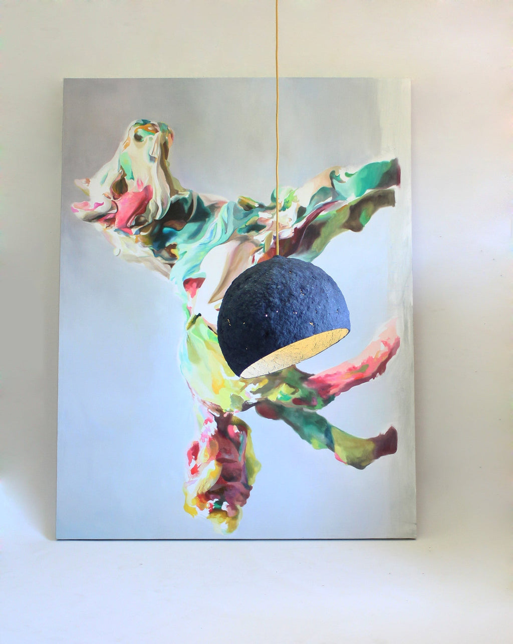 PLUTO PENDANT LAMP | PAPIER MACHÉ | 2 COLOR CHOICES - Green Design Gallery