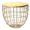 PLUTO SIDE TABLE / NATURAL - Green Design Gallery