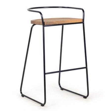 POTATO BARCHAIR / OAK + BLACK LEGS - Green Design Gallery