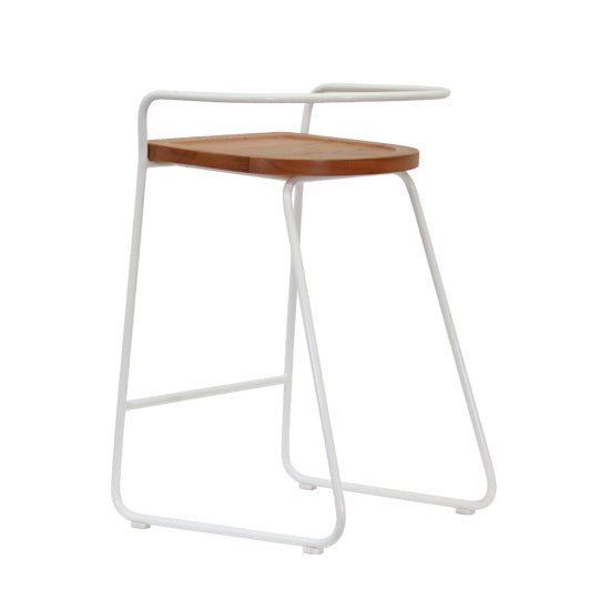 POTATO BARCHAIR / OAK + WHITE LEGS - Green Design Gallery