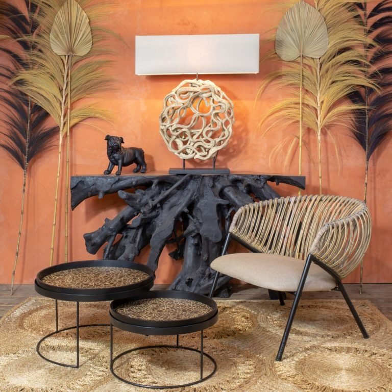RACHA COCONUT NESTING COFFEE TABLES | SET OF 2 - Green Design Gallery