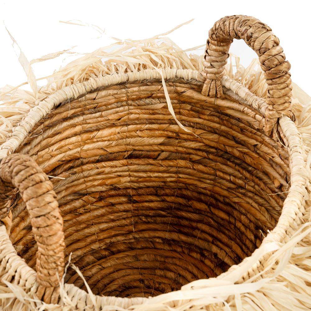 RAFFIA BASKETS | 2 SIZES - Green Design Gallery
