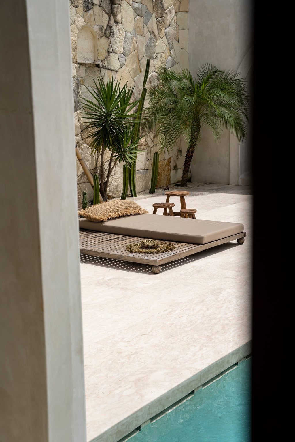 RAFFIA CUSHION COVER | RECTANGULAR | 35 x 100 CM - Green Design Gallery