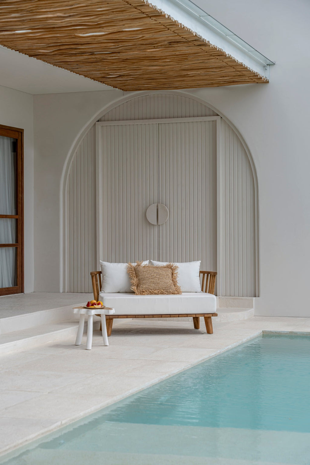 RAFFIA CUSHION COVER | SQUARE | NATURAL | 60 x 60 CM - Green Design Gallery