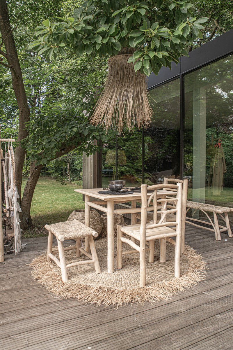 RAFFIA DELUXE BASKETS (SET OF 2) / NATURAL - Green Design Gallery