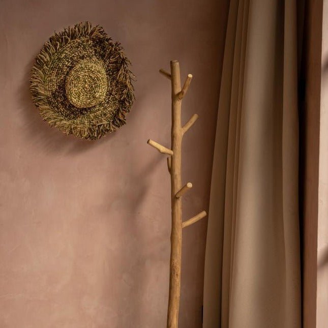 RAFFIA FIESTA HAT | GREEN + NATURAL - Green Design Gallery