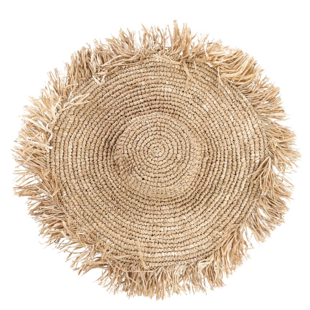 RAFFIA LARGE OCEAN HAT | NATURAL - Green Design Gallery
