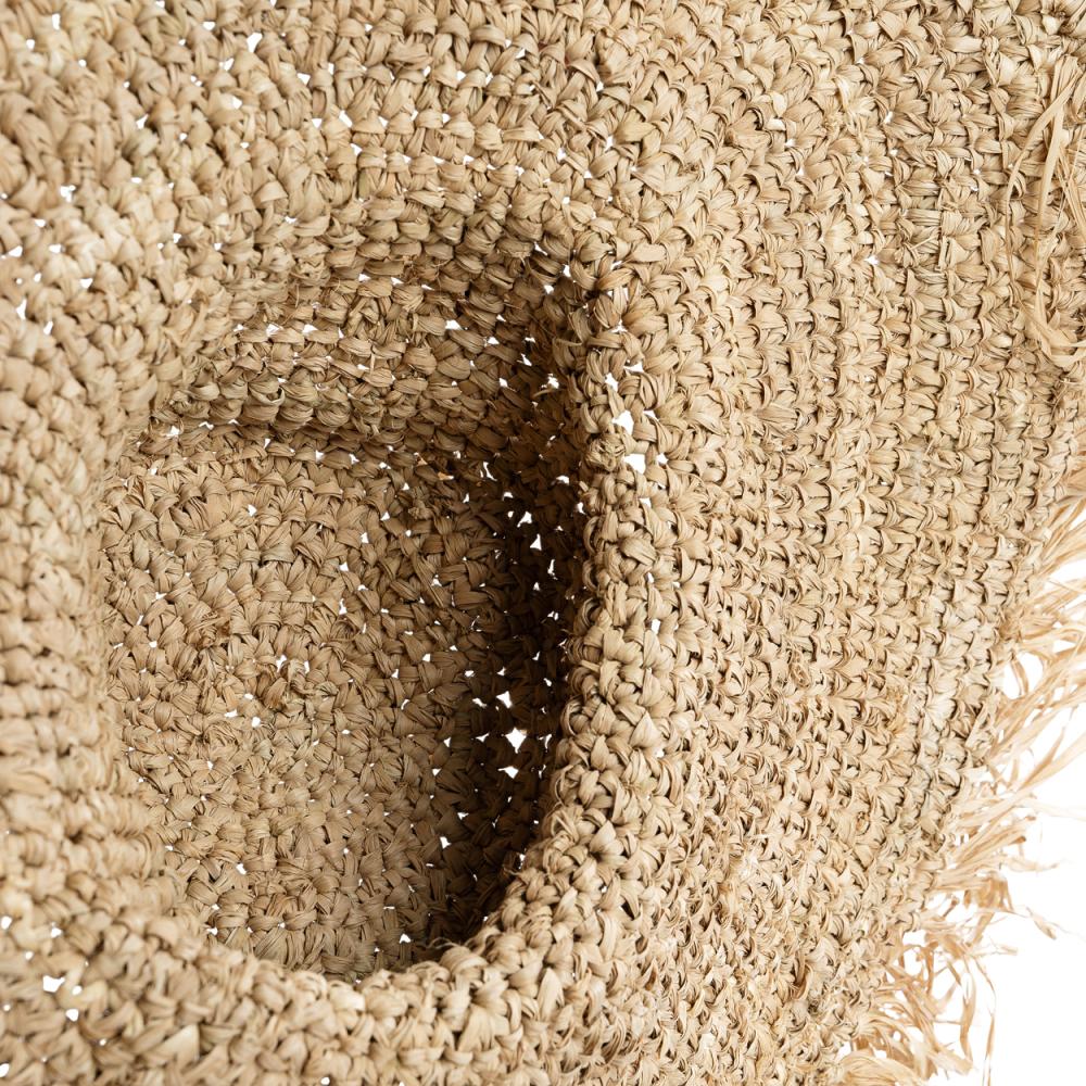 RAFFIA LARGE OCEAN HAT | NATURAL - Green Design Gallery