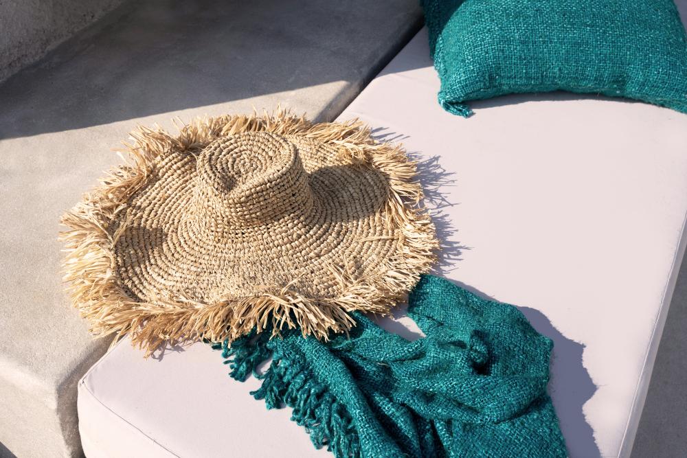 RAFFIA LARGE OCEAN HAT | NATURAL - Green Design Gallery