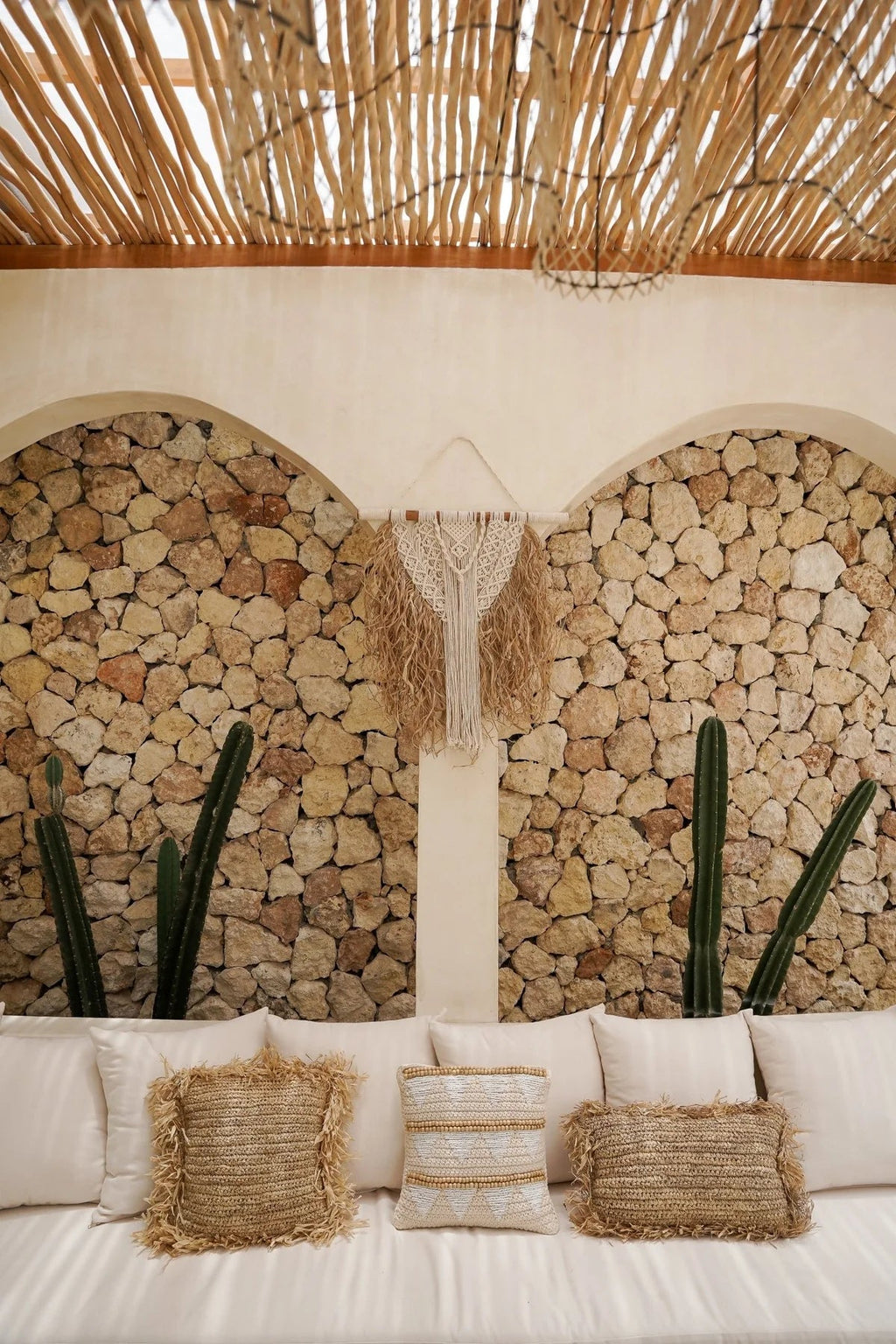 RAFFIA MACRAME WALL ART | LARGE - Green Design Gallery