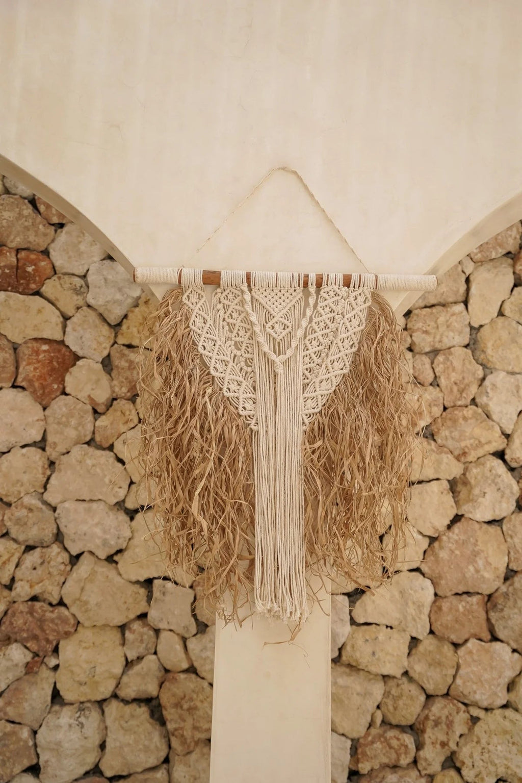 RAFFIA MACRAME WALL ART | LARGE - Green Design Gallery