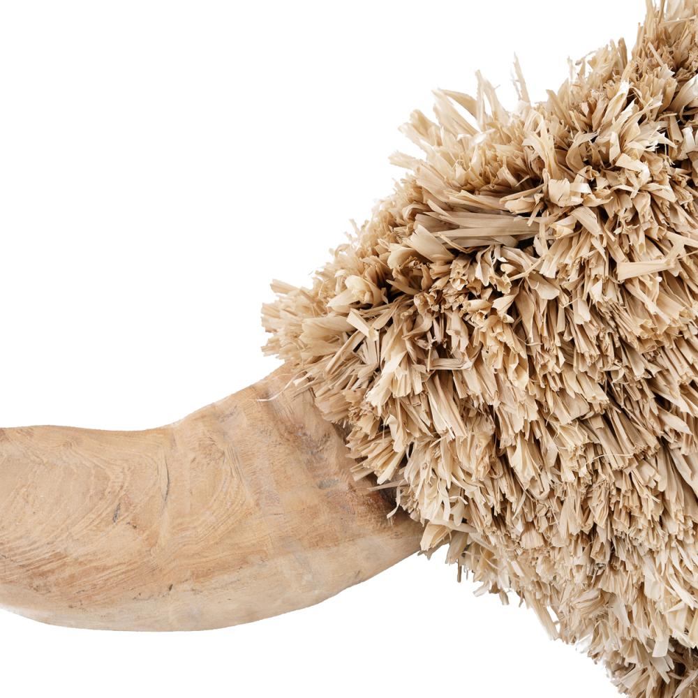 RAFFIA TORO WALL ART - Green Design Gallery