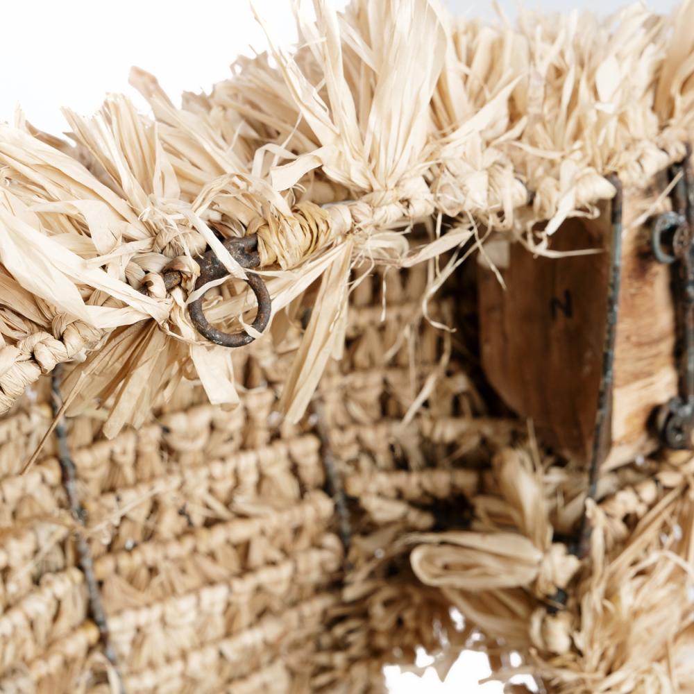 RAFFIA TORO WALL ART - Green Design Gallery