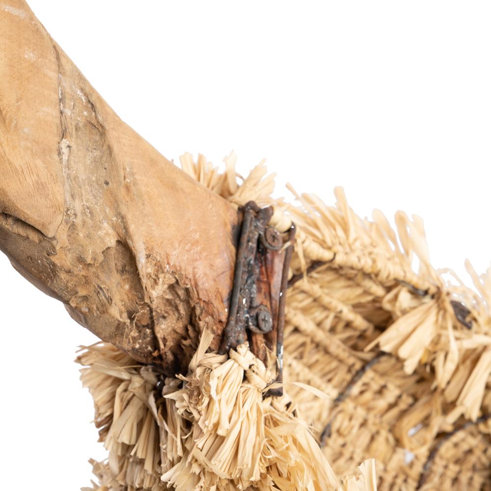 RAFFIA TORO WALL ART - Green Design Gallery