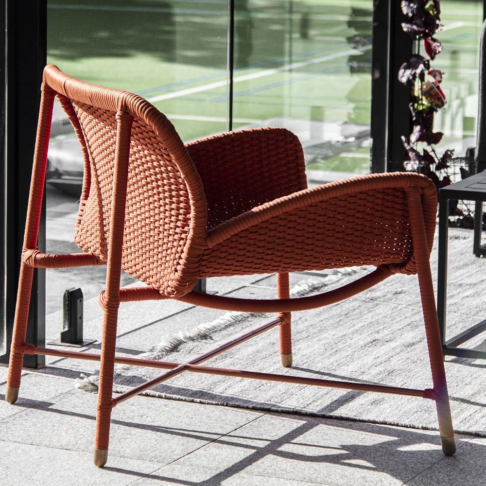 RAIN LOUNGE ARMCHAIR / 4 COLOR CHOICES (INDOOR-OUTDOOR) - Green Design Gallery