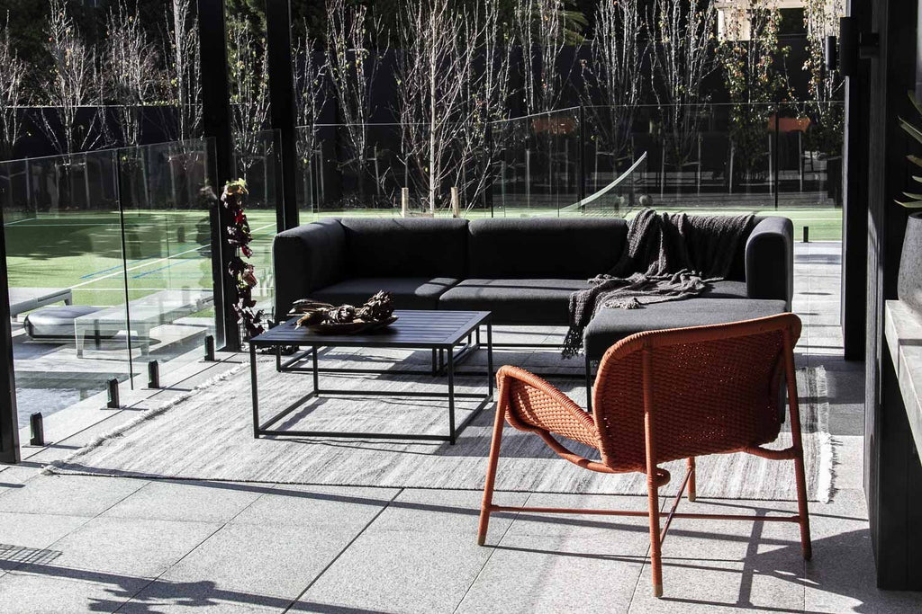 RAIN LOUNGE ARMCHAIR / 4 COLOR CHOICES (INDOOR-OUTDOOR) - Green Design Gallery