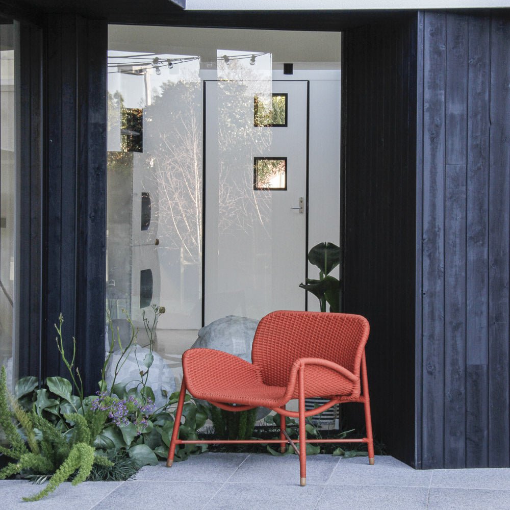 RAIN LOUNGE ARMCHAIR / 4 COLOR CHOICES (INDOOR-OUTDOOR) - Green Design Gallery