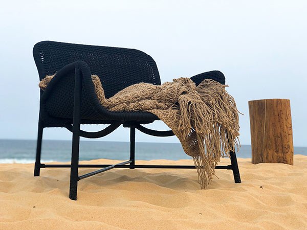 RAIN LOUNGE ARMCHAIR / 4 COLOR CHOICES (INDOOR-OUTDOOR) - Green Design Gallery