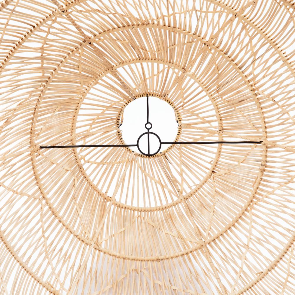 RATTAN OVERSIZED TWISTER PENDANT | NATURAL - Green Design Gallery