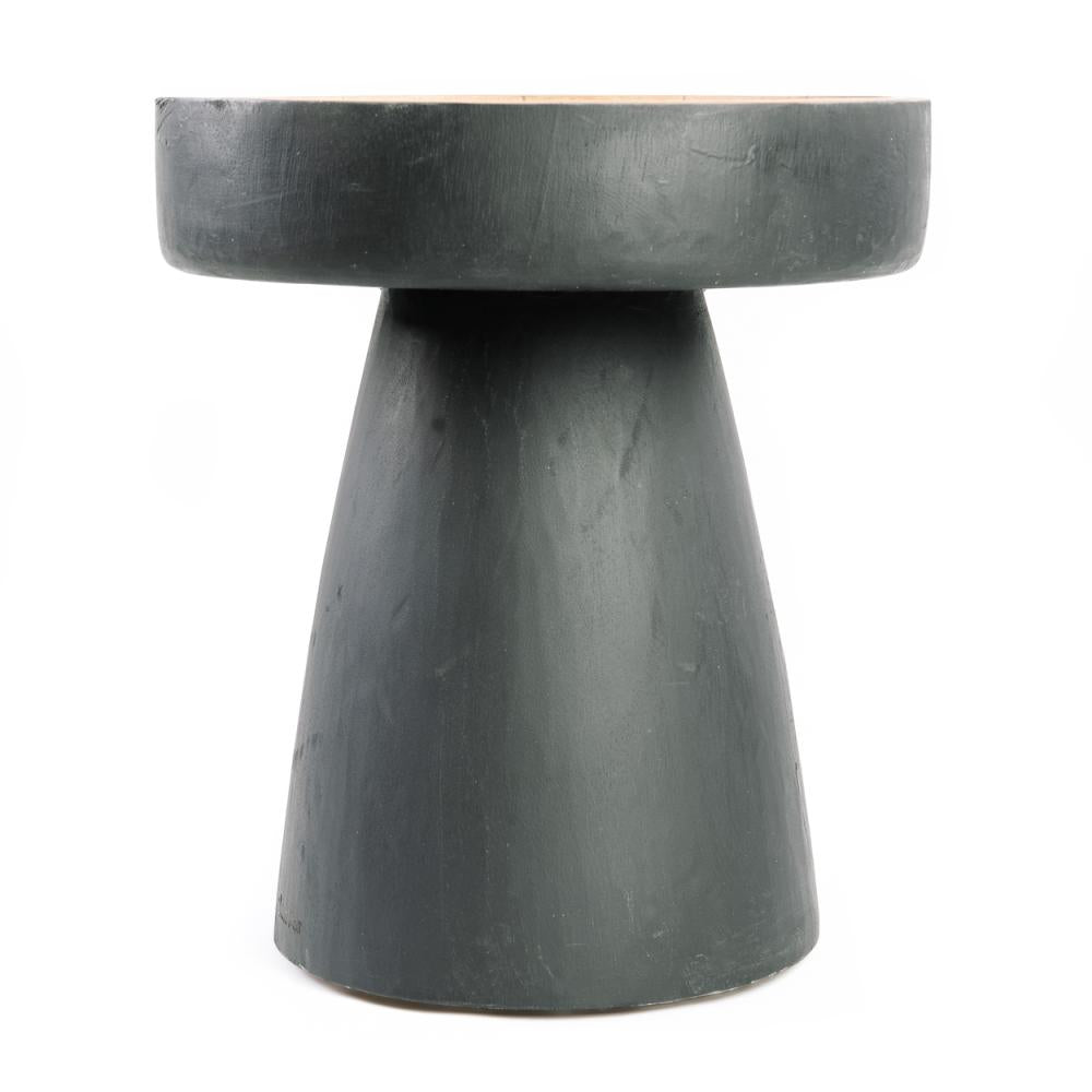 RAYU SIDE TABLE | BLACK + NATURAL - Green Design Gallery