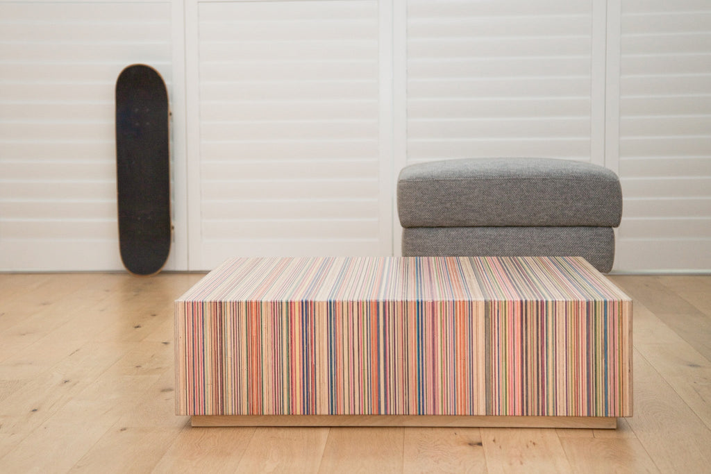 RECLAIMED SKATEBOARDS COFFEE TABLE | 3 SIZES - Green Design Gallery