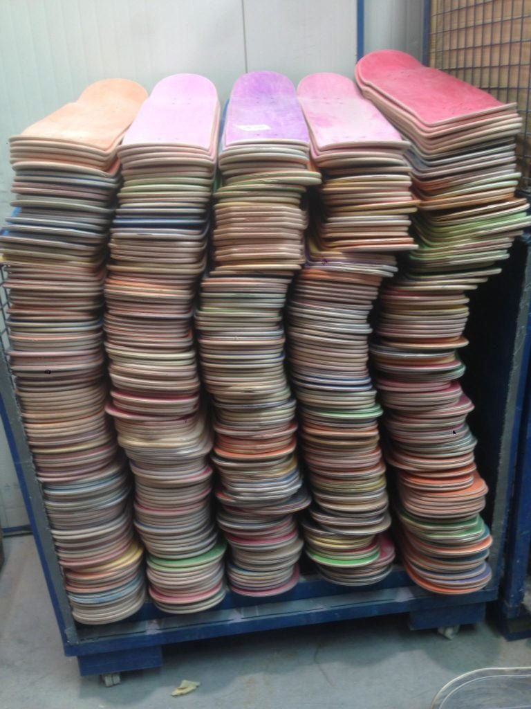 RECLAIMED SKATEBOARDS COFFEE TABLE | 3 SIZES - Green Design Gallery