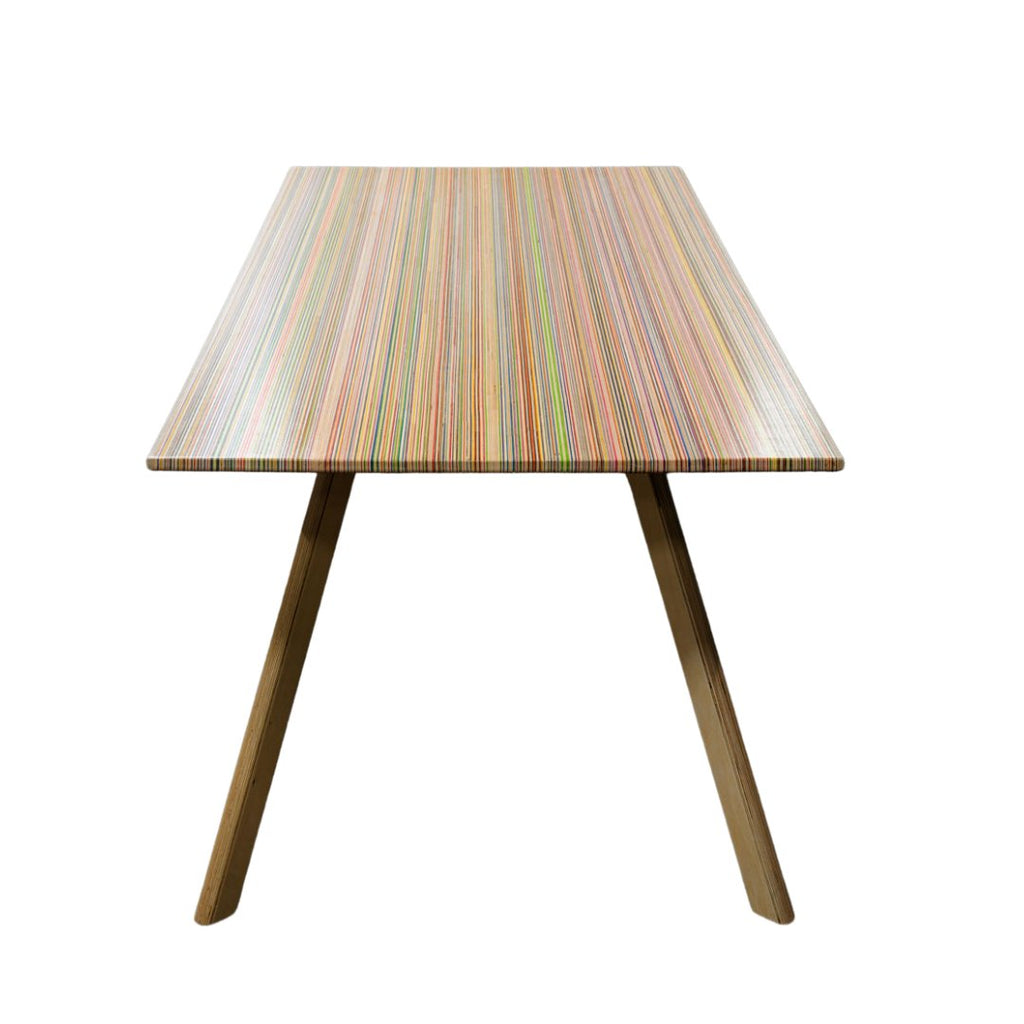 RECLAIMED SKATEBOARDS DINING TABLE - DESK | 3 SIZES - Green Design Gallery