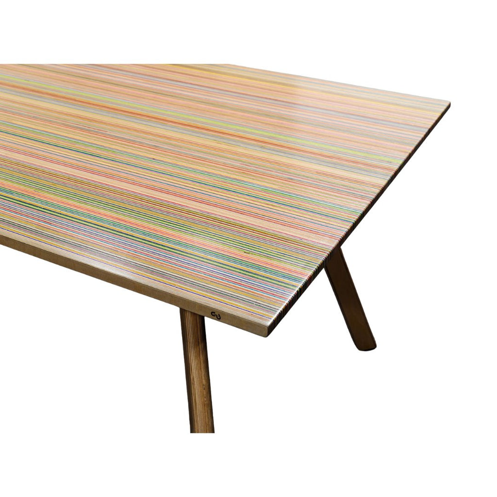 RECLAIMED SKATEBOARDS DINING TABLE - DESK | 3 SIZES - Green Design Gallery