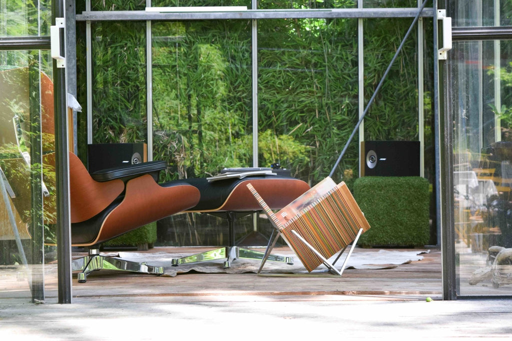 RECLAIMED SKATEBOARDS RECORD STAND | HOLDS 70 LPs - Green Design Gallery