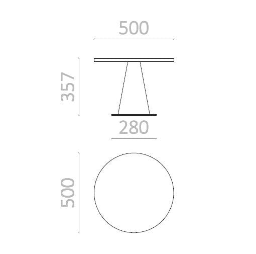 REEL DINING TABLE / 6 COLOR CHOICES - Green Design Gallery