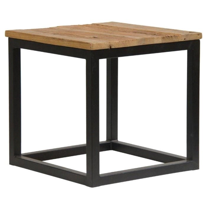 REEVES SIDE TABLE / RECYCLED ELM - Green Design Gallery