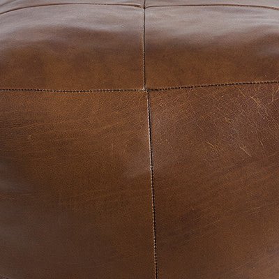 RETREAT LEATHER OTTOMAN - Green Design Gallery