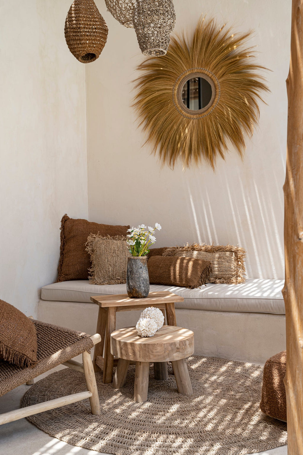 RHODES STOOL | RECLAIMED TEAK | IN-OUTDOORS - Green Design Gallery