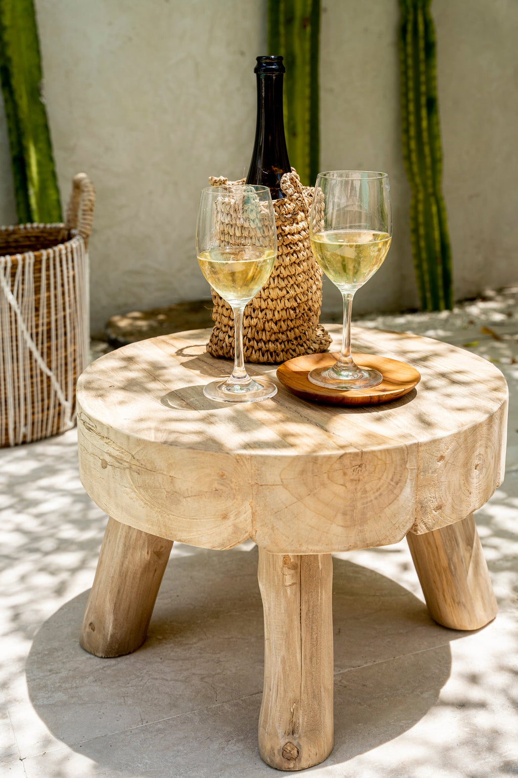 RHODES STOOL | RECLAIMED TEAK | IN-OUTDOORS - Green Design Gallery