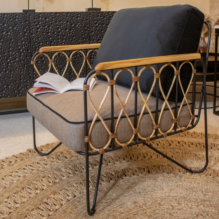 RIO BAMBOO ARMCHAIR | CHARCOAL - Green Design Gallery