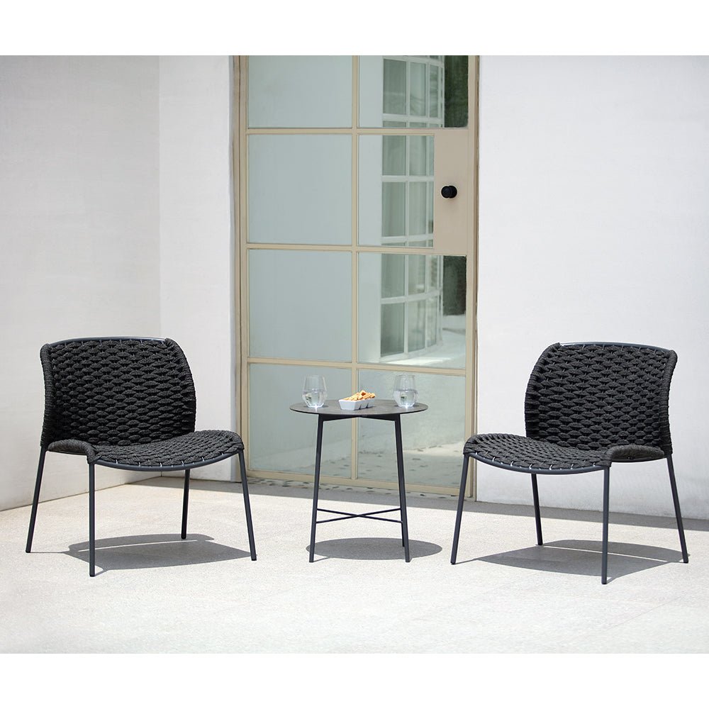 ROCA LOUNGE CHAIR | DARK GREY | IN-OUTDOORS - Green Design Gallery