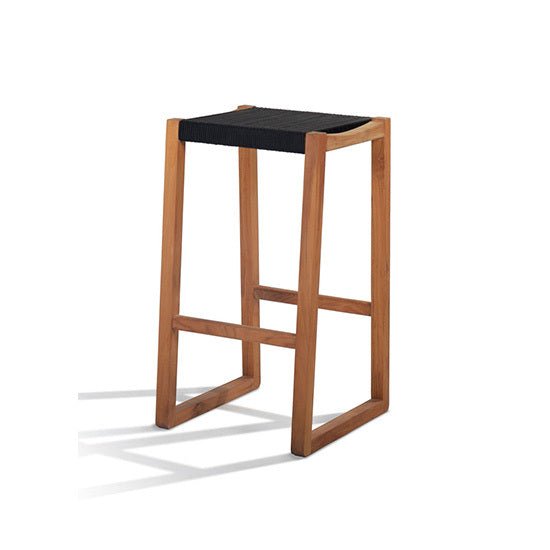 RODOS BARCHAIR | BLACK ROPE + ECO TEAK - Green Design Gallery