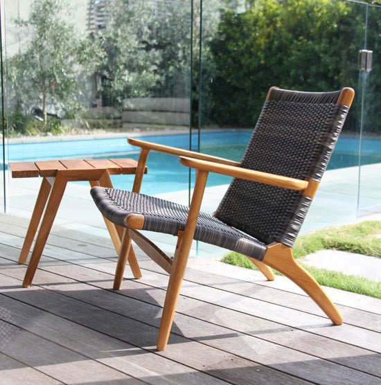 ROXANNE OUTDOOR LOUNGE CHAIR | 2 COLOR CHOICES - Green Design Gallery