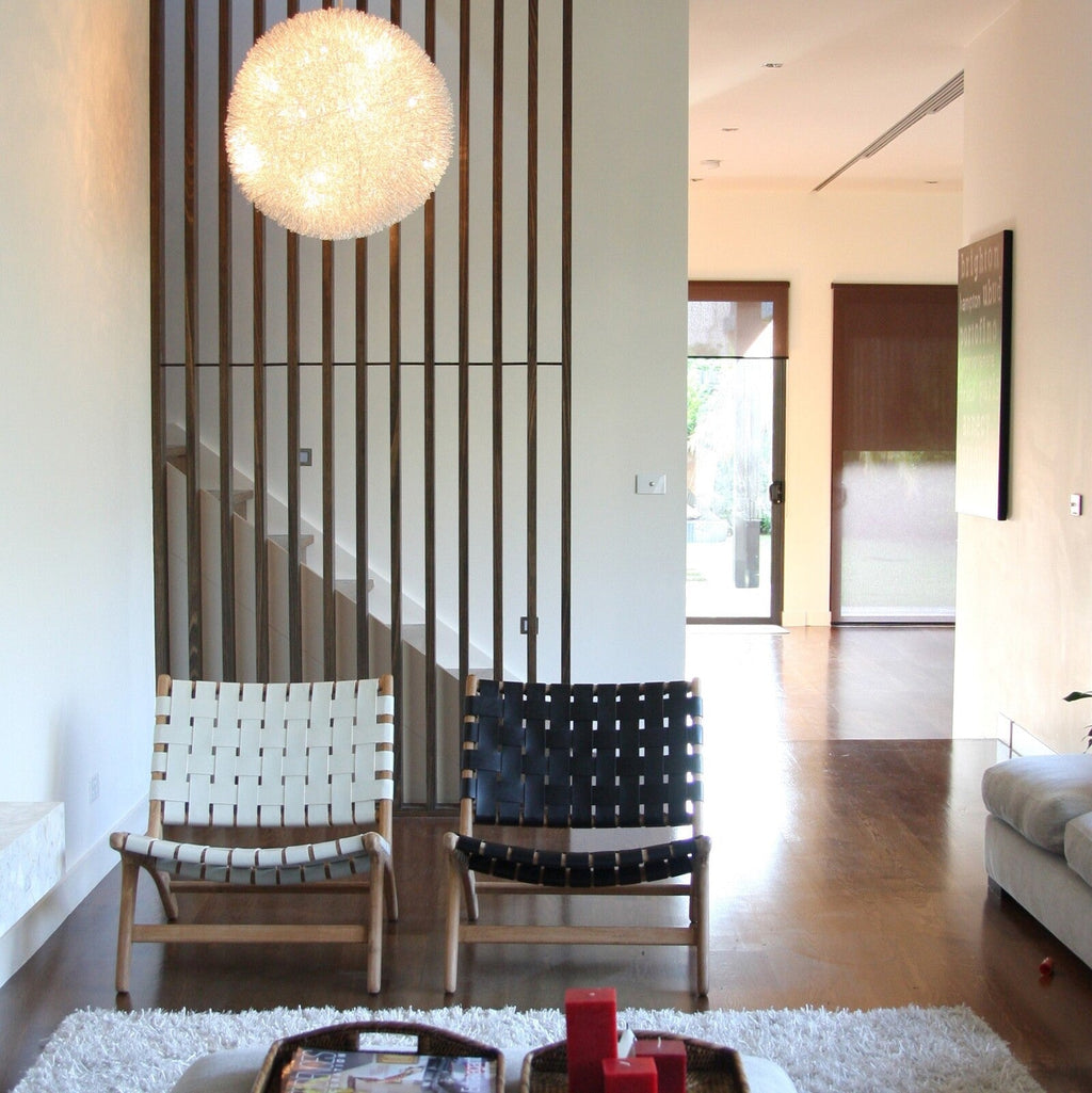 ROXY LOUNGE LEATHER CHAIR / BLACK - Green Design Gallery